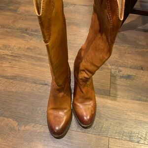 Frye Tan Leather  Boots size 8B